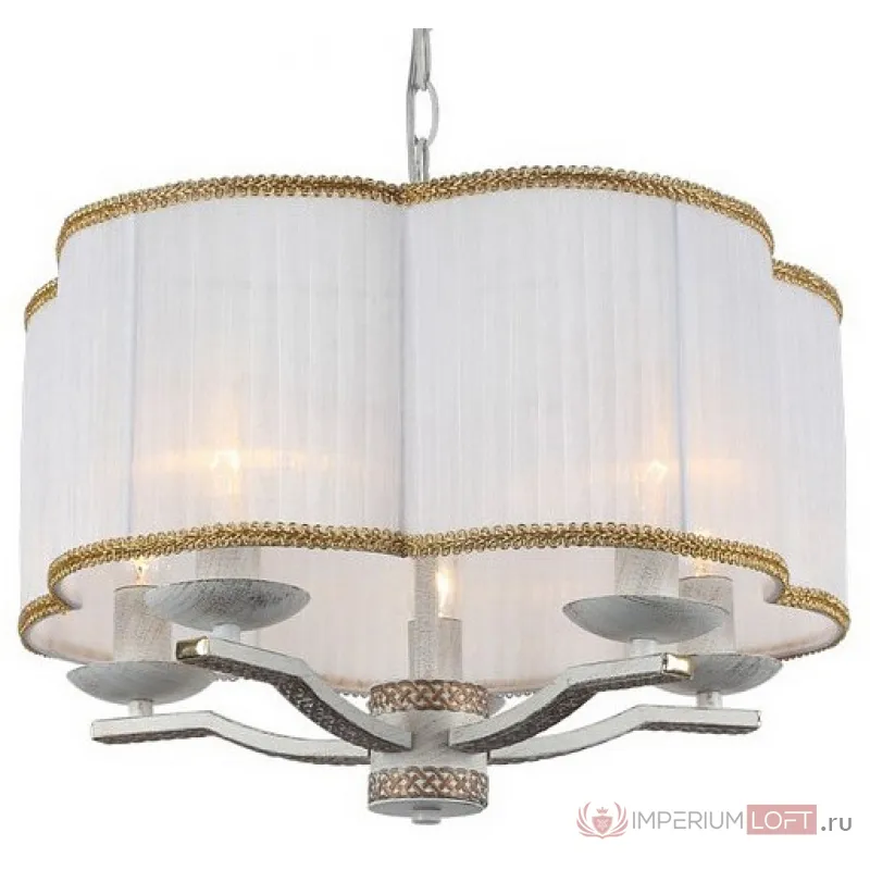 Подвесной светильник Arte Lamp Granny A6555SP-5WG Цвет арматуры золото Цвет плафонов белый от ImperiumLoft