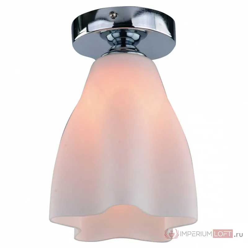 Накладной светильник Arte Lamp Canzone A3469PL-1CC Цвет арматуры хром Цвет плафонов белый от ImperiumLoft