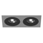 Встраиваемый светильник Lightstar Intero 16 double quadro i5290707 Цвет арматуры разноцветный Цвет плафонов белый