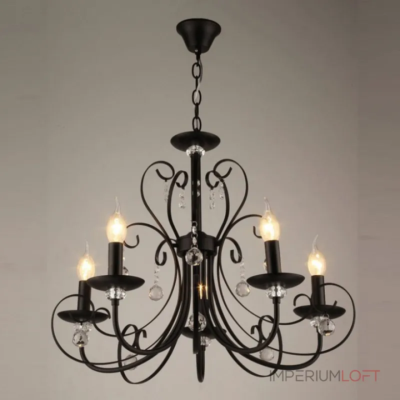 Подвесная люстра Hiper Fleur H105-5 Цвет плафонов прозрачный Подвесная люстра Hiper Fleur H105-5 Цвет плафонов прозрачный