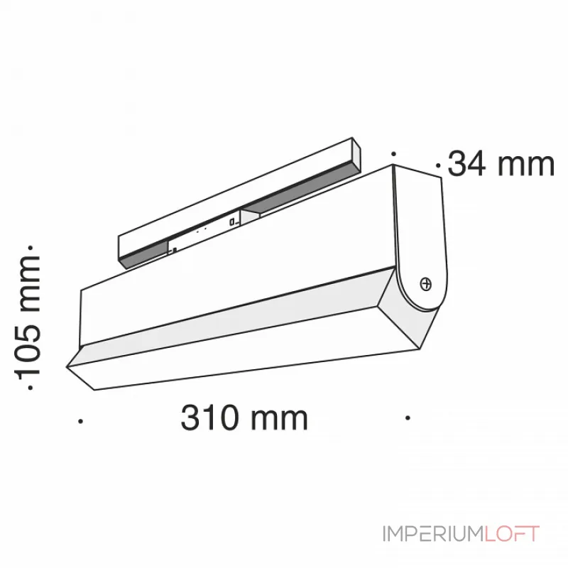 Накладной светильник Maytoni Track lamps TR013-2-20W3K-B Цвет арматуры черный Цвет плафонов черный Накладной светильник Maytoni Track lamps TR013-2-20W3K-B Цвет арматуры черный Цвет плафонов черный