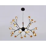 Подвесная люстра Ambrella Traditional 1 TR3013 Цвет плафонов янтарный Цвет арматуры черный от ImperiumLoft