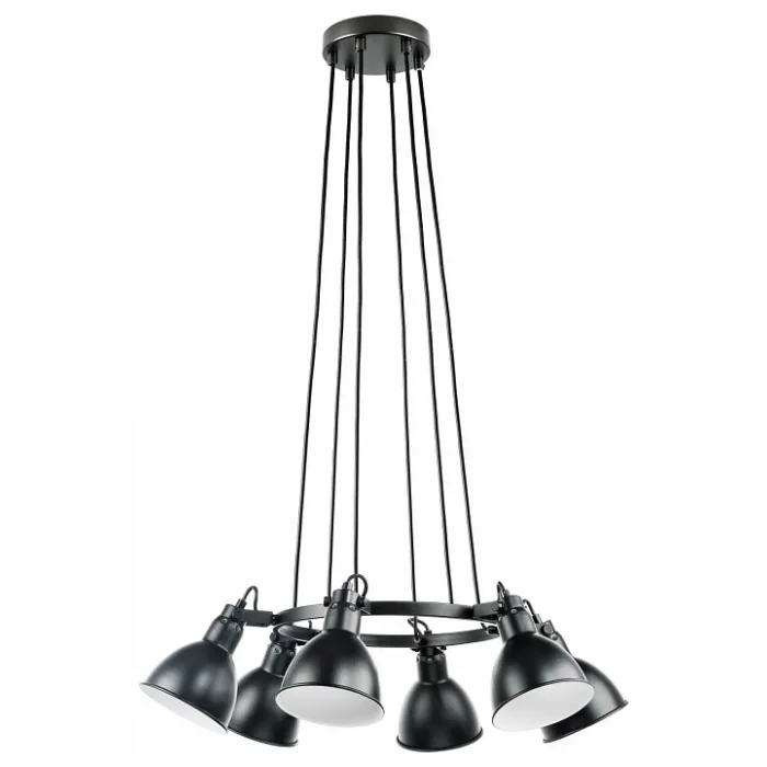 Подвесная люстра Lightstar Acrobata 761167 Цвет арматуры черный Цвет плафонов черный от ImperiumLoft