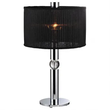 Настольная лампа декоративная Newport 32000 32001/Т black Цвет арматуры хром Цвет плафонов черный