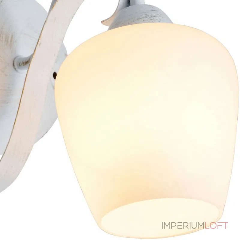Бра TopLight Abegail TL1133-1W Цвет арматуры золото Цвет плафонов белый