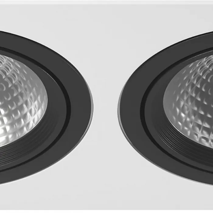 Встраиваемый светильник Lightstar Intero 111 i836070707 Цвет арматуры черно-белый от ImperiumLoft