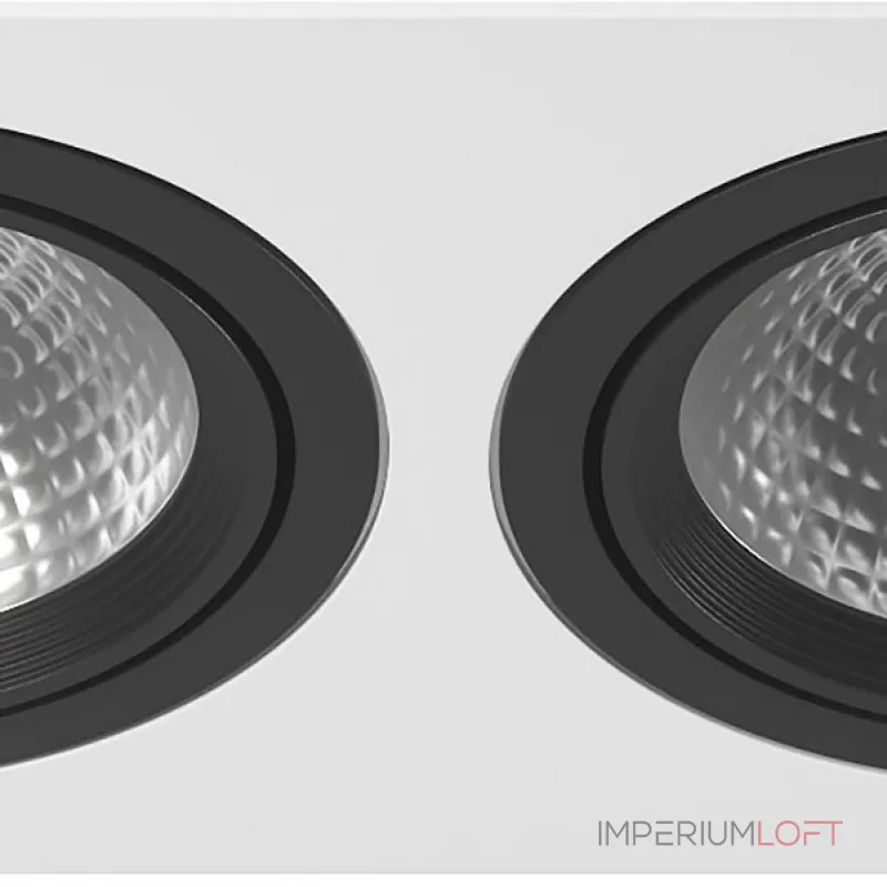 Встраиваемый светильник Lightstar Intero 111 i836070707 Цвет арматуры черно-белый Встраиваемый светильник Lightstar Intero 111 i836070707 Цвет арматуры черно-белый