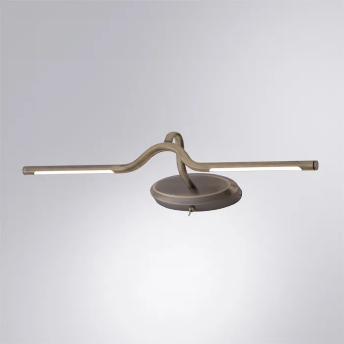 Подсветка для зеркала Arte Lamp Harry A7031AP-1AB Цвет арматуры Коричневый Цвет плафонов Коричневый от ImperiumLoft
