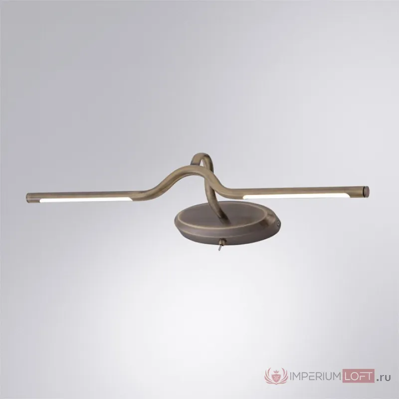 Подсветка для зеркала Arte Lamp Harry A7031AP-1AB Цвет арматуры Коричневый Цвет плафонов Коричневый от ImperiumLoft