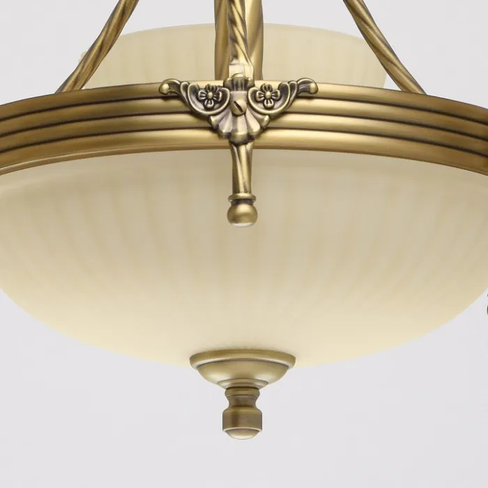 Подвесная люстра MW-Light Афродита 1 317010406 Цвет арматуры бронза Цвет плафонов кремовый от ImperiumLoft