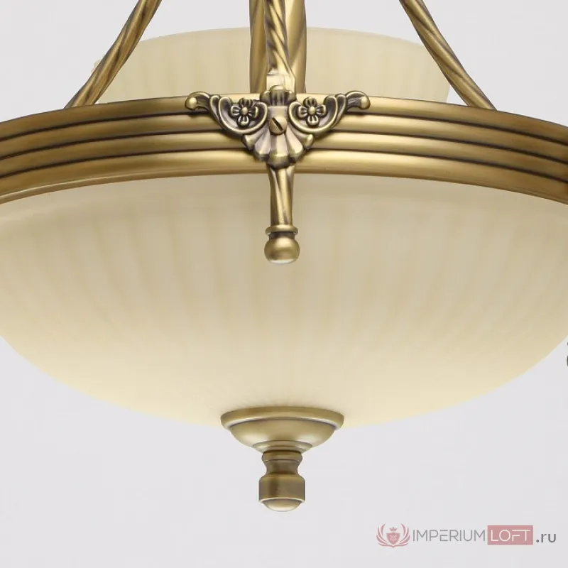 Подвесная люстра MW-Light Афродита 1 317010406 Цвет арматуры бронза Цвет плафонов кремовый от ImperiumLoft