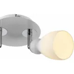 Спот Arte Lamp Bulbo A4037AP-2WH Цвет арматуры хром Цвет плафонов белый