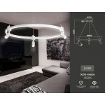 Подвесная люстра Ambrella Line FL5292 от ImperiumLoft