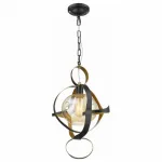 Светильник на штанге DeLight Collection 68057 P68057S black/gold Цвет арматуры желтый Цвет плафонов прозрачный от ImperiumLoft