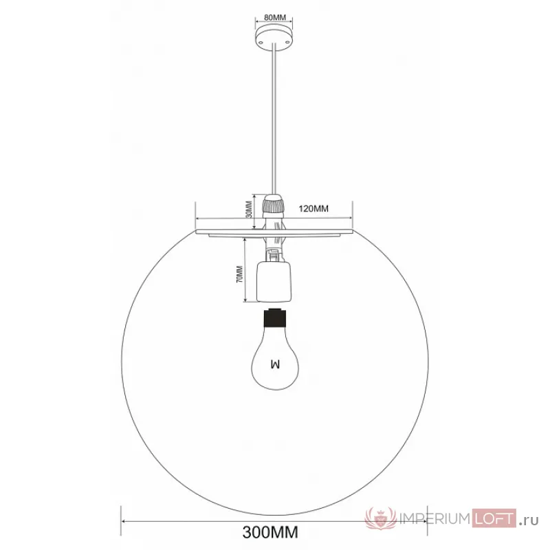 Подвесной светильник Maytoni Erda O594PL-01W от ImperiumLoft