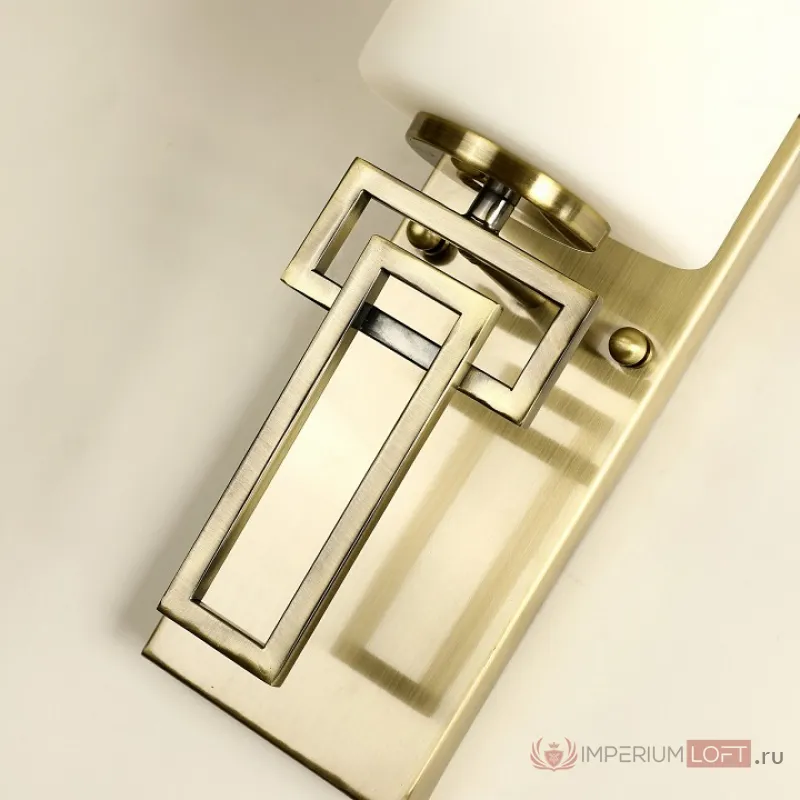 Бра Favourite Contour 2949-1W Цвет арматуры бронза Цвет плафонов белый от ImperiumLoft