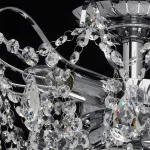 Люстра на штанге DeMarkt Бриз 464017306 Цвет арматуры хром Цвет плафонов прозрачный от ImperiumLoft