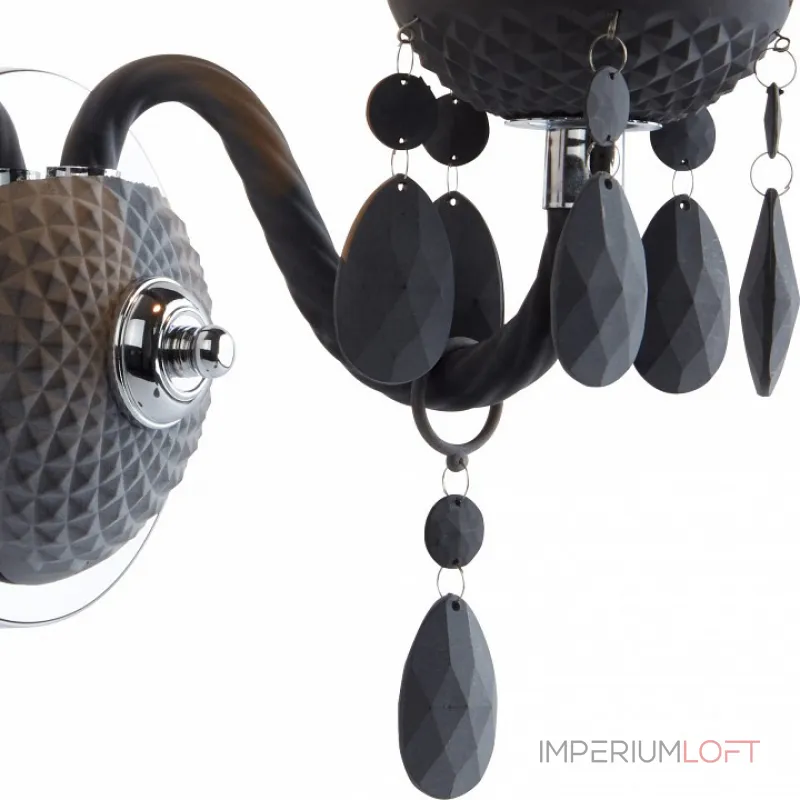 Бра Arte Lamp Morris A8888AP-1GY Цвет арматуры хром Цвет плафонов черный от ImperiumLoft Бра Arte Lamp Morris A8888AP-1GY Цвет арматуры хром Цвет плафонов черный от ImperiumLoft