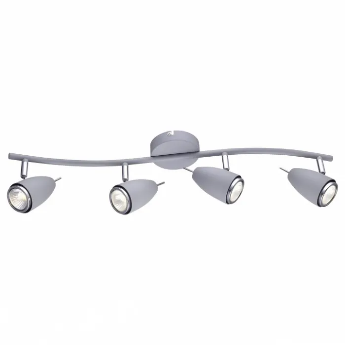 Спот Arte Lamp Regista A1966PL-4GY Цвет арматуры серый Цвет плафонов серый от ImperiumLoft