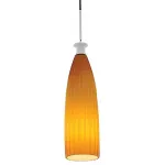 Подвесной светильник Lightstar Agola 810013 Цвет арматуры хром Цвет плафонов янтарный от ImperiumLoft
