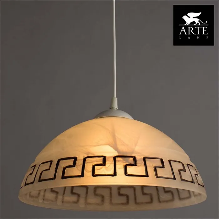 Подвесной светильник Arte Lamp Cucina A6630SP-1WH Цвет арматуры белый Цвет плафонов белый от ImperiumLoft