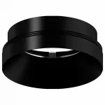 Рамка на 1 светильник Ambrella N703 N7031 PBK черный полированный D70*H27mm Out10mm MR16 Цвет арматуры черный