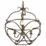 Подвесная люстра Arte Lamp Bellator A8960SP-3GA Цвет арматуры золото Цвет плафонов желтый от ImperiumLoft