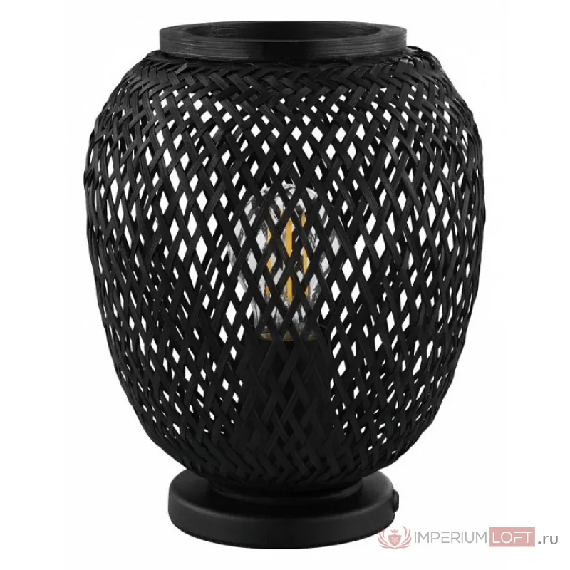 Настольная лампа декоративная Eglo Dembleby 1 43267 Цвет плафонов черный Цвет арматуры черный от ImperiumLoft
