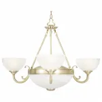 Подвесная люстра Arte Lamp Windsor A3777LM-3-2AB Цвет арматуры бронза Цвет плафонов белый от ImperiumLoft