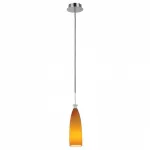 Подвесной светильник Lightstar Agola 810013 Цвет арматуры хром Цвет плафонов янтарный от ImperiumLoft