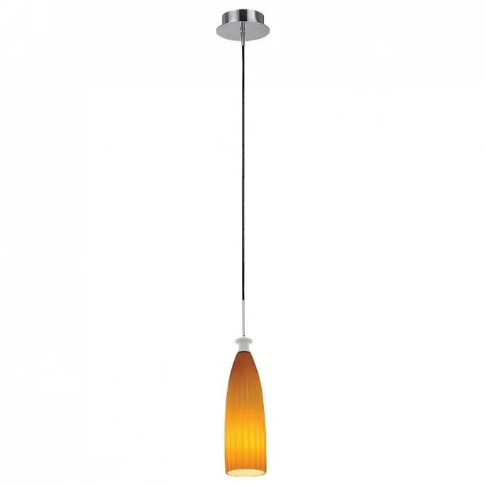 Подвесной светильник Lightstar Agola 810013 Цвет арматуры хром Цвет плафонов янтарный от ImperiumLoft