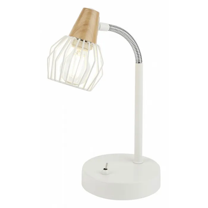 Настольная лампа офисная Rivoli Naturale T1 WT Б0038095 Цвет арматуры белый Цвет плафонов белый от ImperiumLoft
