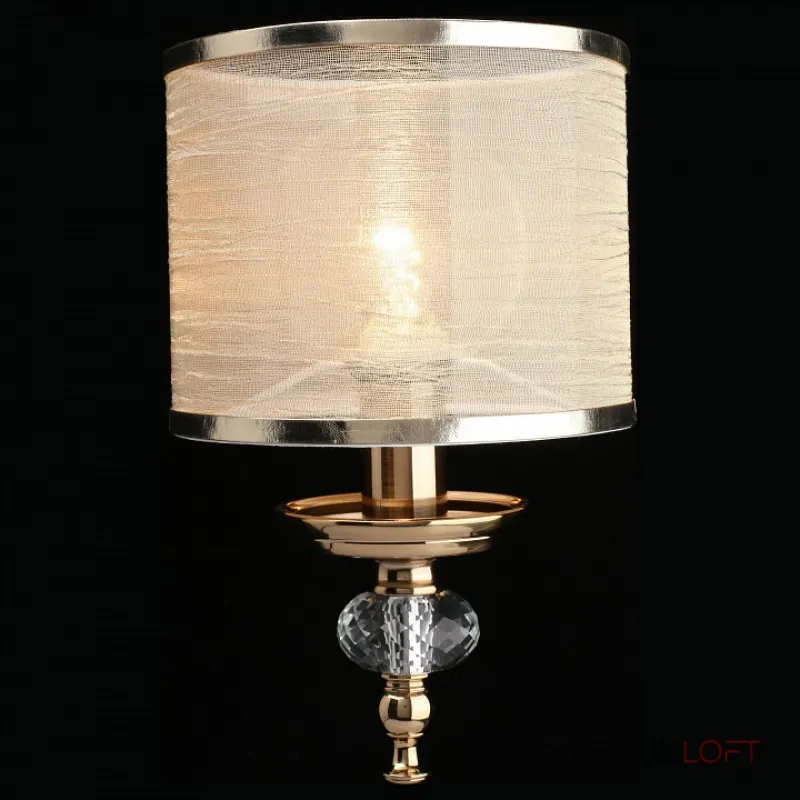 Бра Aployt Agata APL.720.01.01 Цвет арматуры золото Цвет плафонов коричневый