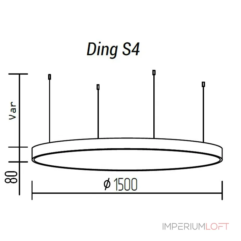 Подвесной светильник TopDecor Ding Ding S4 10