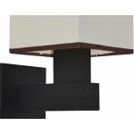 Бра Arte Lamp Quadro A4402AP-1BK Цвет арматуры хром Цвет плафонов белый
