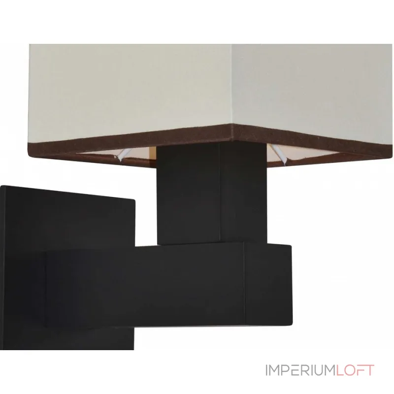 Бра Arte Lamp Quadro A4402AP-1BK Цвет арматуры хром Цвет плафонов белый