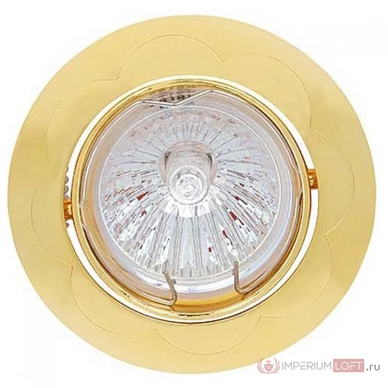 Встраиваемый светильник Horoz Electric HRZ00000593 Цвет арматуры золото Цвет плафонов золото от ImperiumLoft