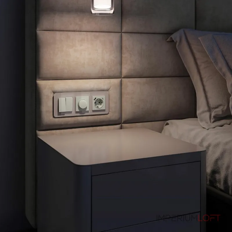 Рамка на 3 поста Werkel Elite (дымчатый, стекло) W0032417 от ImperiumLoft