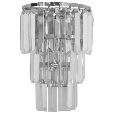 Накладной светильник MW-Light Аделард 642022601 Цвет арматуры хром Цвет плафонов прозрачный