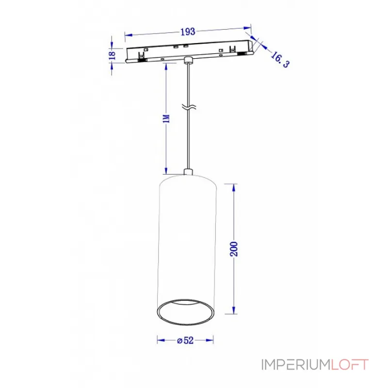 Подвесной светильник Maytoni Focus LED TR041-4-12W3K-M-DS-B