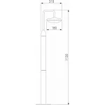 Наземный высокий светильник Elektrostandard Portal 35162/F от ImperiumLoft