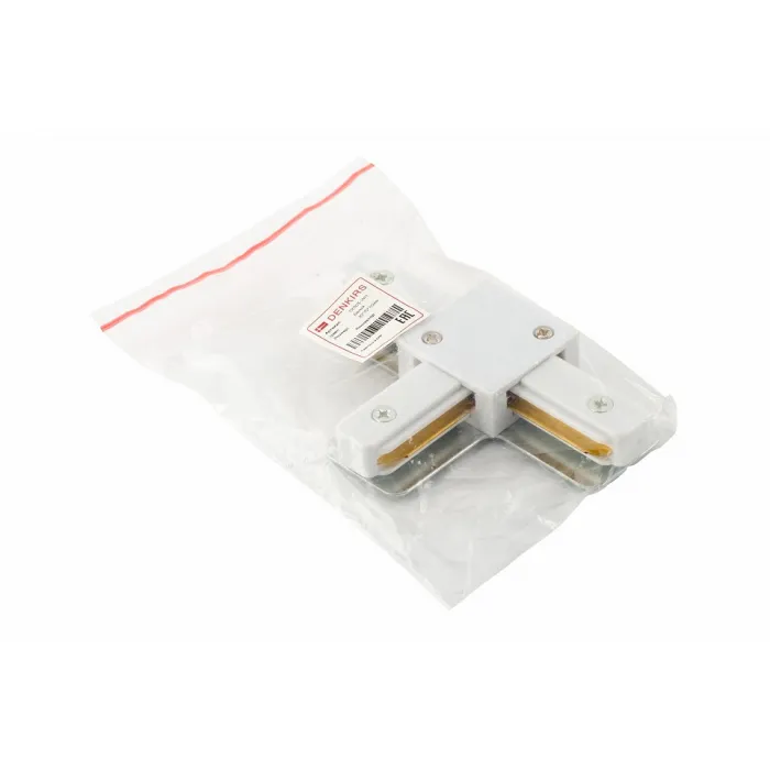 Соединитель лент T-образный для треков Denkirs DK Track White TR1103-WH от ImperiumLoft