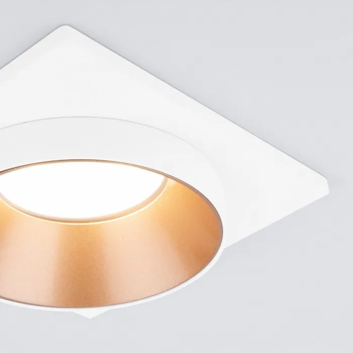 Встраиваемый светильник Elektrostandard 116 MR16 a053346 Цвет арматуры золото от ImperiumLoft