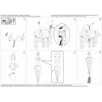 Подвесной светильник Ideal Lux Hammam HAMMAM SP5 Цвет арматуры серебро Цвет плафонов прозрачный от ImperiumLoft
