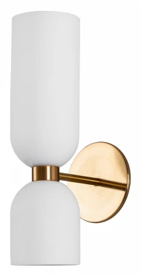 Бра Favourite Amusing 2876-1W Цвет арматуры латунь Цвет плафонов белый