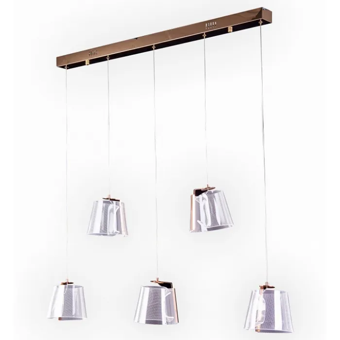 08044-5AS,33 Подвес Люцерна золото w111*16 h150 Led 35W (3000K) от ImperiumLoft