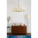 Подвесная люстра Maytoni Alloro MOD088PL-08BS Цвет арматуры латунь Цвет плафонов белый от ImperiumLoft