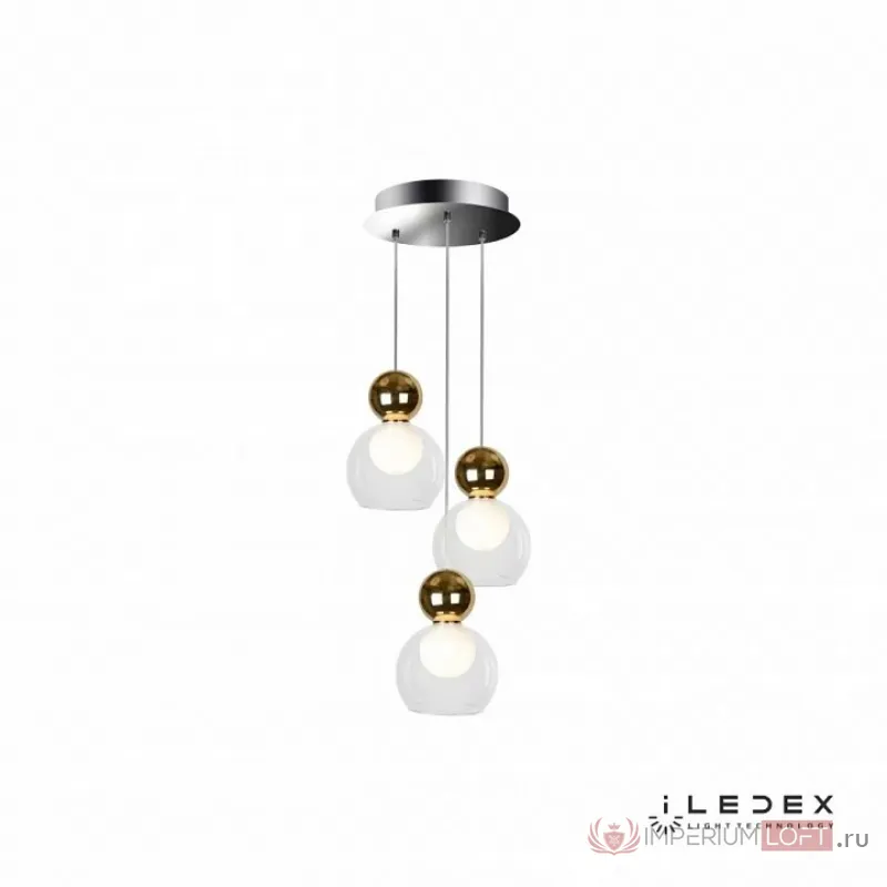 Подвесной светильник iLedex Blossom C4476-3R GL от ImperiumLoft