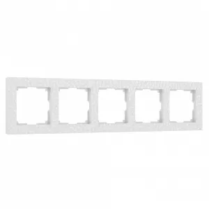Рамка на 5 постов Werkel W0052401 (белый) Цвет арматуры белый