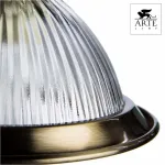 Подвесная люстра Arte Lamp American Diner A9366LM-3AB Цвет арматуры бронза Цвет плафонов прозрачный от ImperiumLoft
